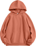 Women Oversized Fleece Hoodie Pullover - Comfy Casual Fall Wear