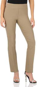 Rekucci Women's Ease Into Comfort Stretchy Straight Leg (Style 58LX)