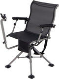 Tangkula Hunting Chair with Shooting Rest - 360 Swivel Hunting Seat