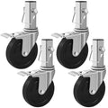 5 inches Scaffolding Wheels Set of 4 with Dual Locking Brakes