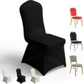 Banquet Chair Covers 50 PCS Stretch Polyester Spandex - Event Upgrade