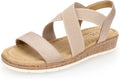 Women's Flat Sandals Comfort Slip-on Elastic Ankle Strap - Easy Wear