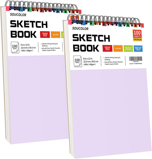 Soucolor Sketch Book Set - Inspire Her Creativity!