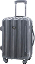 kensie Alma 20-In Carry-On Luggage Set - Lightweight, Expandable