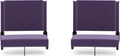 Portable Stadium Seats Pack of 2 - Dark Purple, 500 lb Capacity