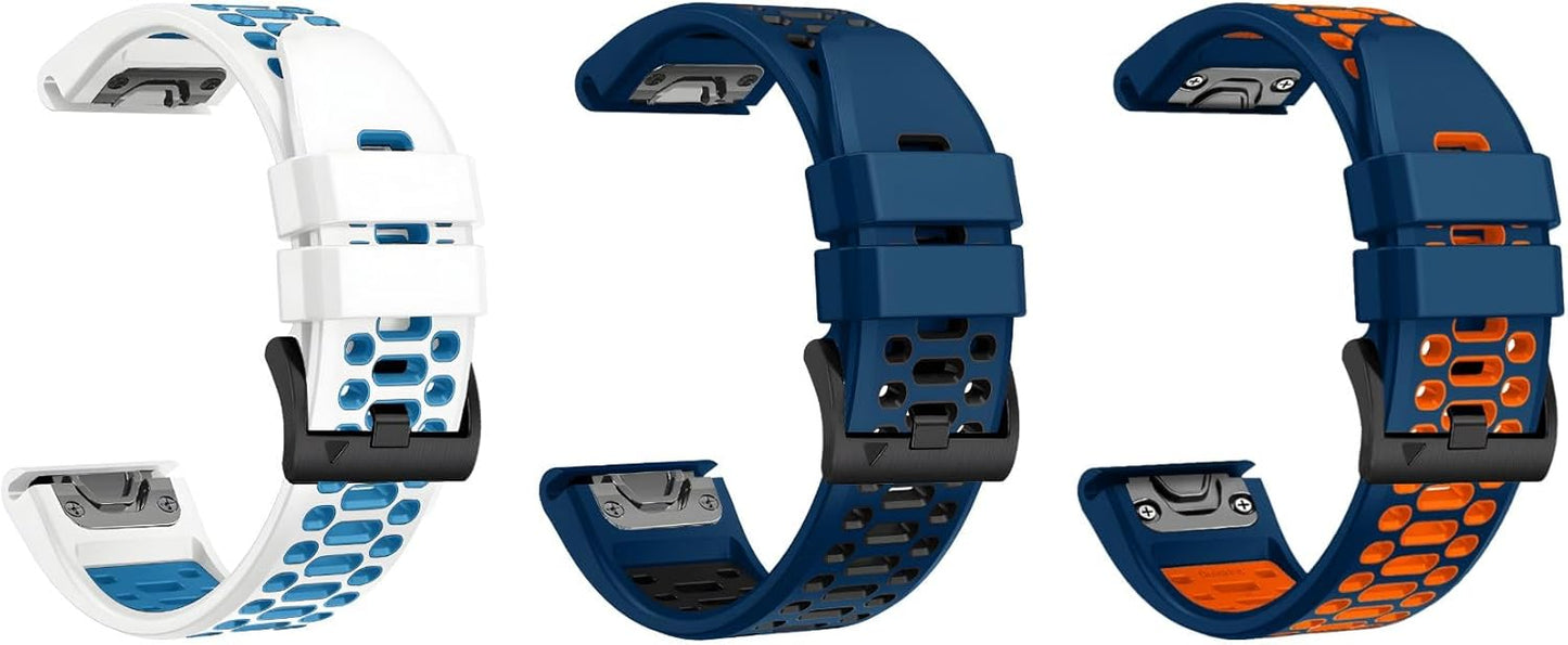 22mm Quickfit Watch Band for Garmin Fenix 5 6 7 Pro Solar
