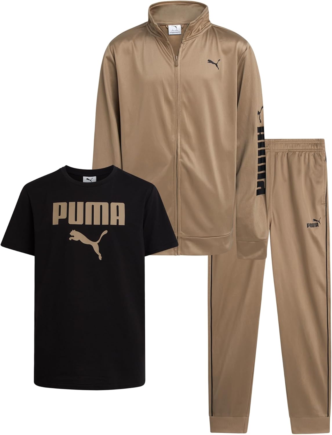 PUMA Boys Pants Set - 3 Piece Athletic Activewear for Kids