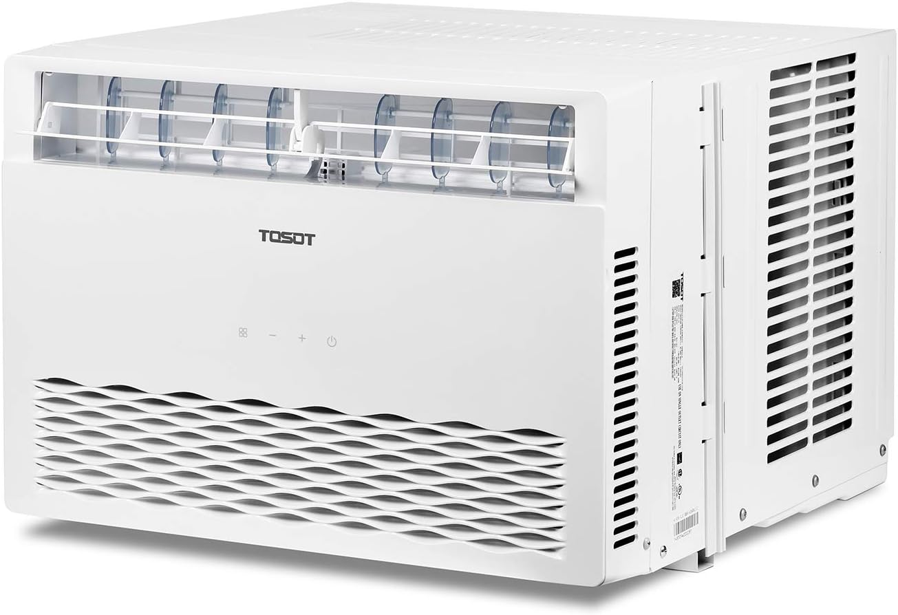 TOSOT 10,000BTU Modern Window AC - Smart Remote!