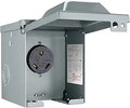 30 Amp 125 Volt RV Power Outlet Box - Lockable Weatherproof TT-30R
