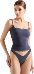SUUKSESS Women Lace Double Lined Camisole Top - Soft Slimming Cami 76%