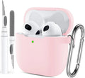 Soft Silicone Airpods 4th Gen Case - Pink Protection & Style by Olytop
