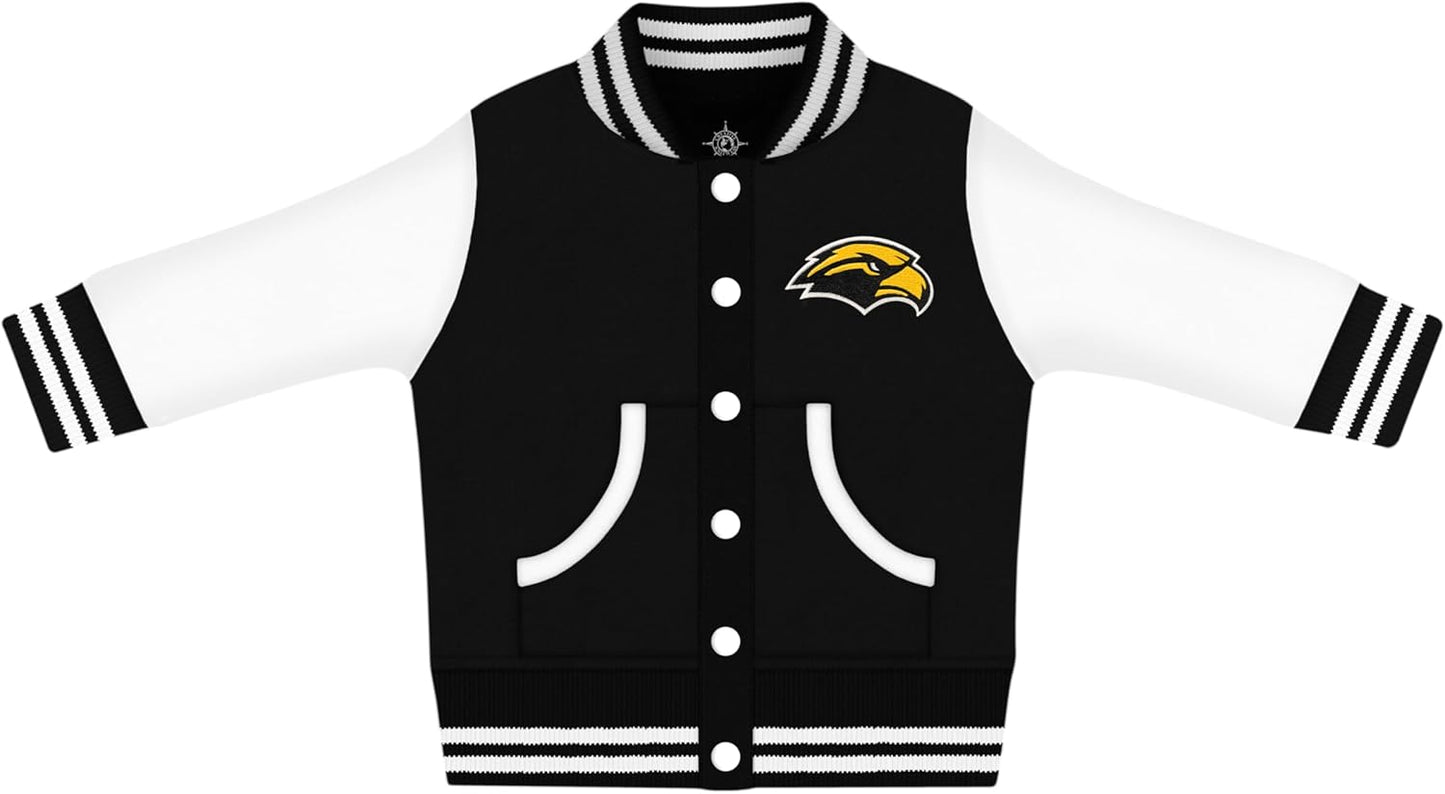 Creative Knitwear College Baby Varsity Jacket for Little Fans