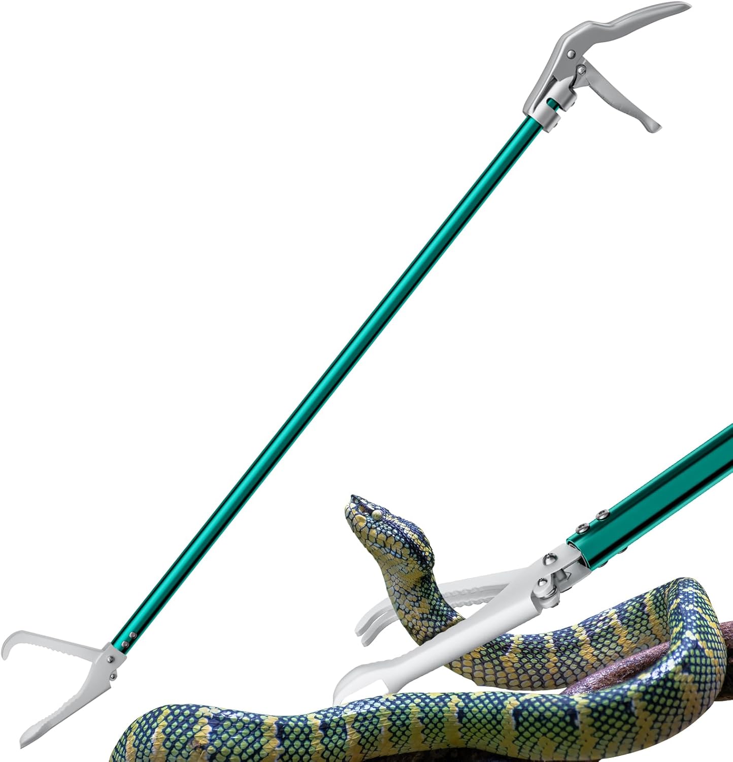 60 Inch Snake Grabber Tongs for Safe Reptile Handling Tool