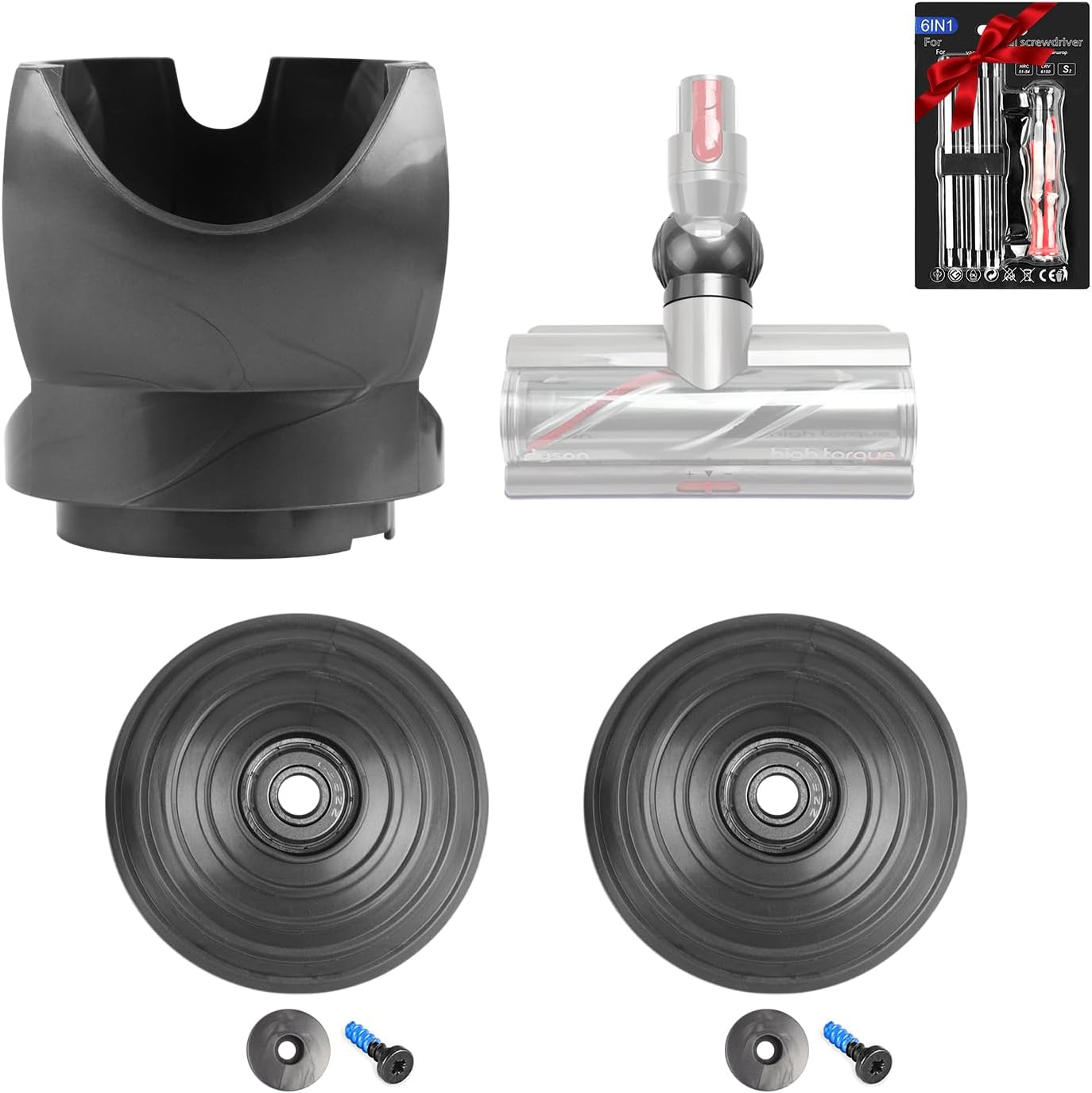 NINEBIRD High Torque Cleaner Head Kit for Dyson V10 V11 V15