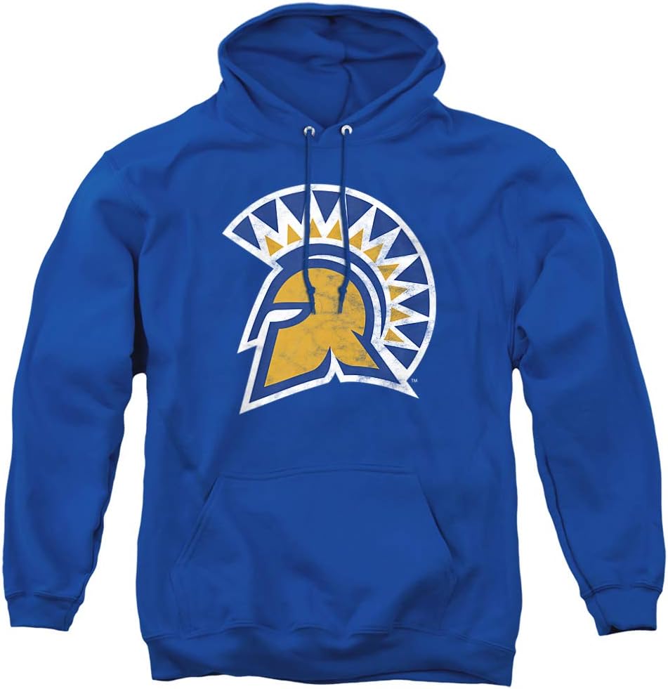 Official Collegiate Distressed Logo Hoodie for Everyday Wear