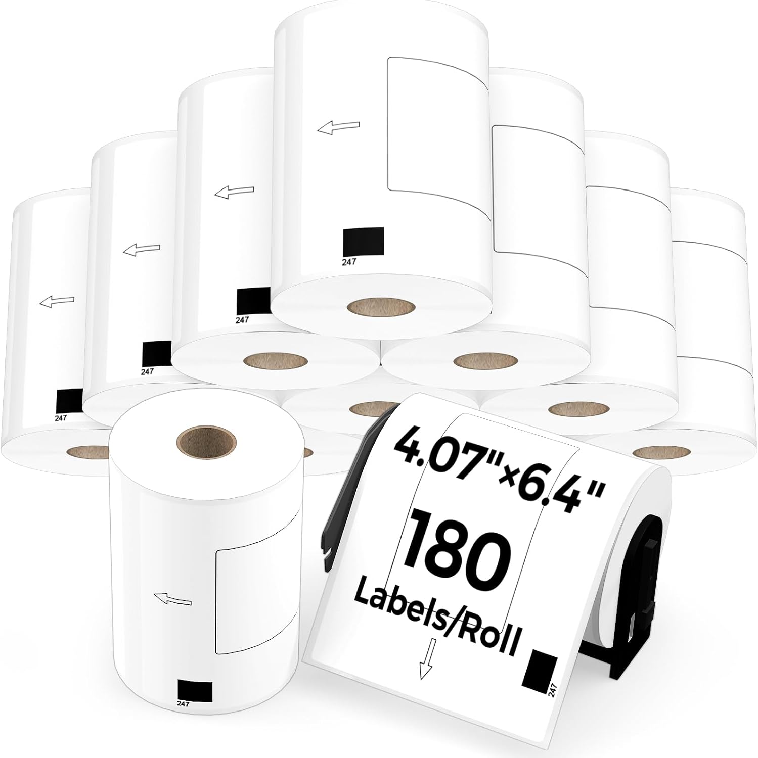 DK-1247 Shipping Labels for Brother QL Printers - 2160 Labels