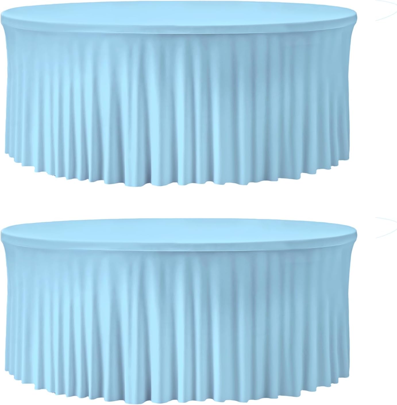 60 Inch Round Spandex Tablecloths for Elegant Events and Parties