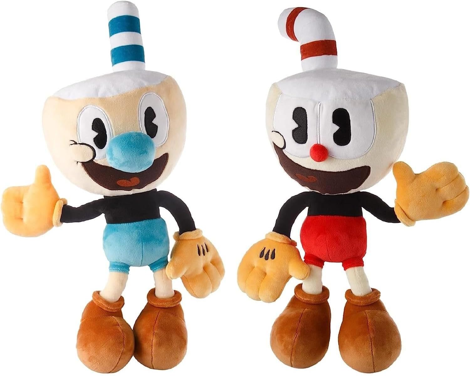 Cuphead & Mugman Bundle 15-Inch Plush Toy for Collectors