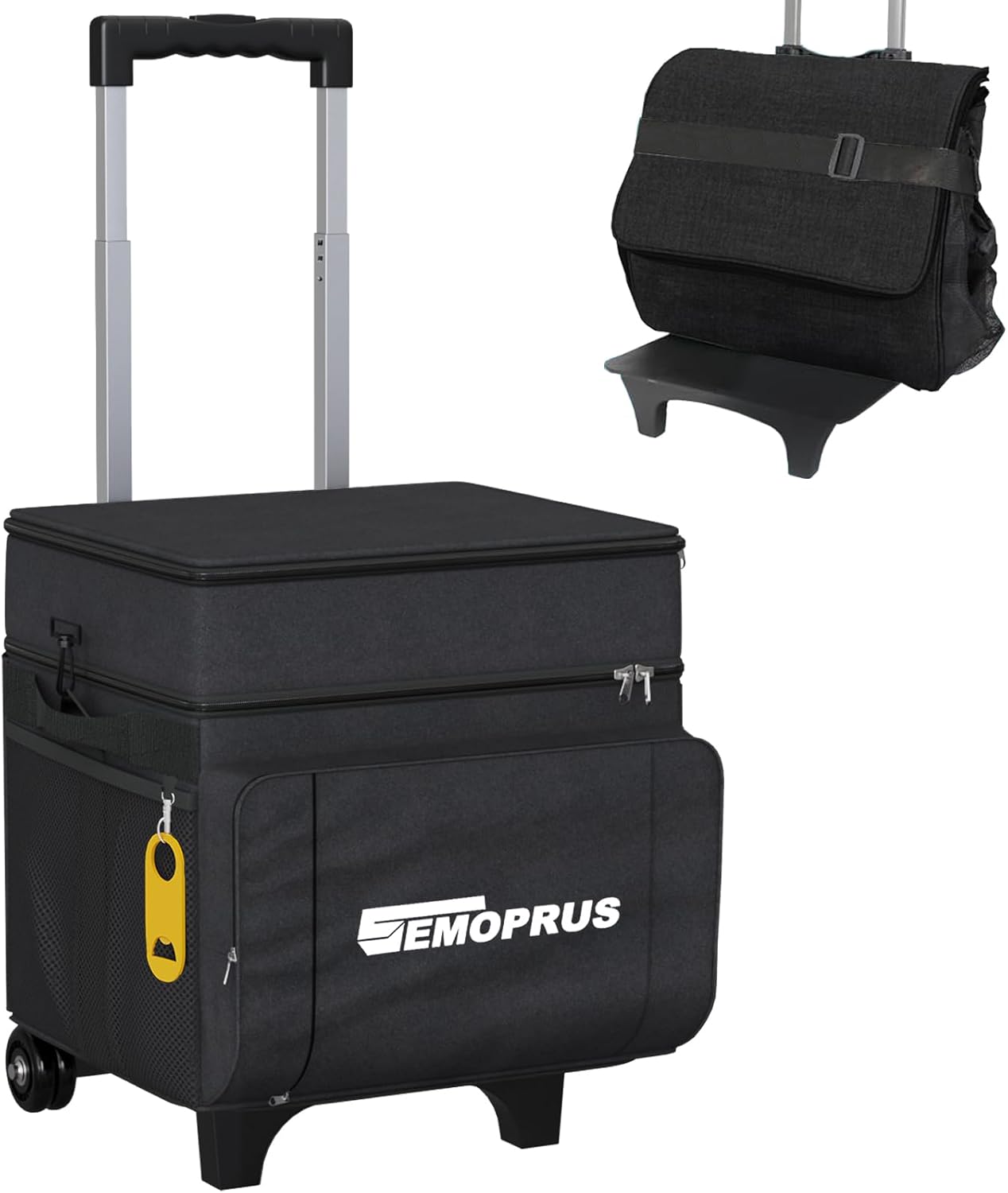 Portable Collapsible Soft Cooler with Wheels for Outdoor Fun