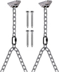 Porch Swing Hanging Kit Heavy Duty Chain Set - 1000 LB Capacity