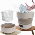 Portable Washing Machine 15L Mini Washer (White) - Foldable Travel