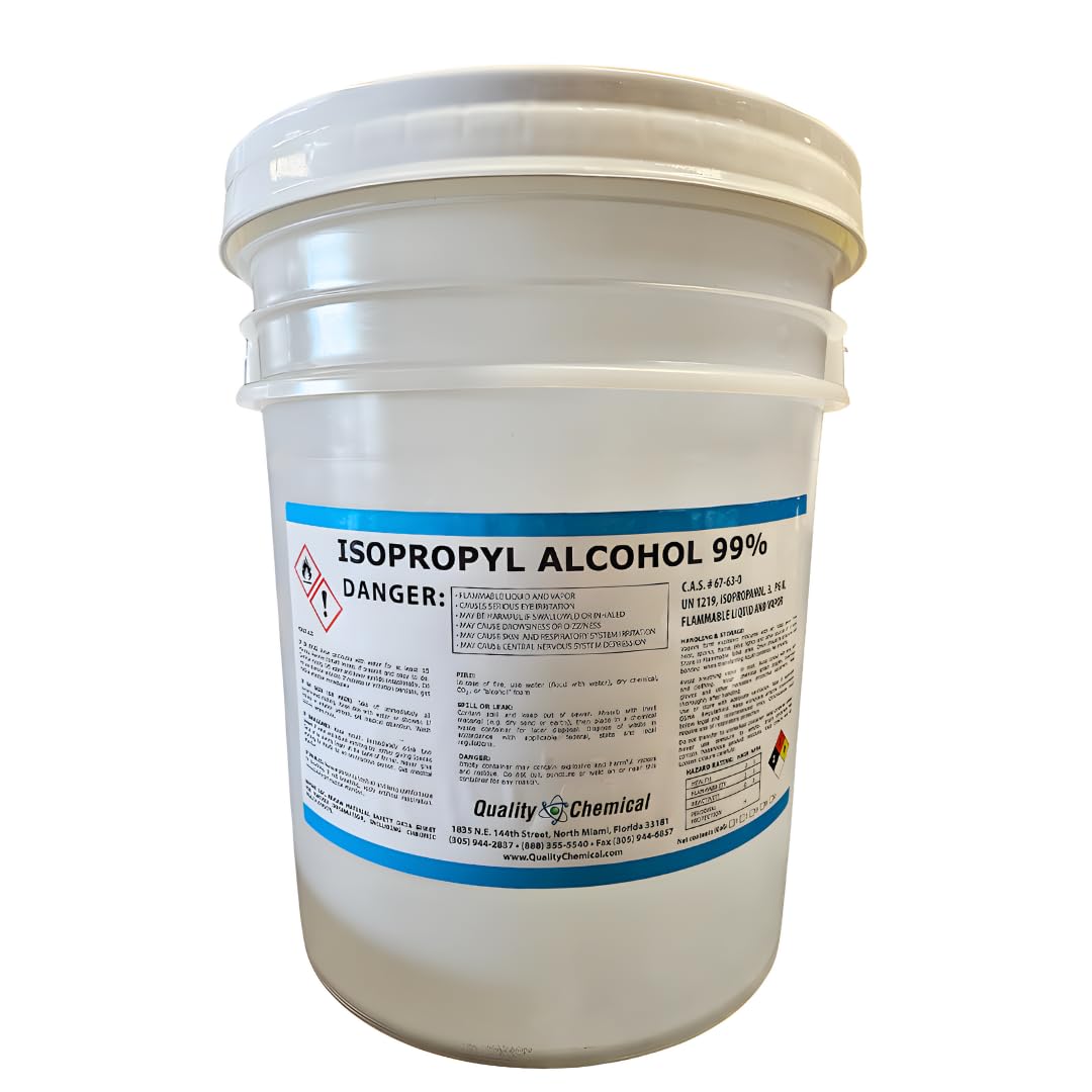 Isopropyl Alcohol 99.9% Anhydrous - Quality Chemical 5 Gallon Pail