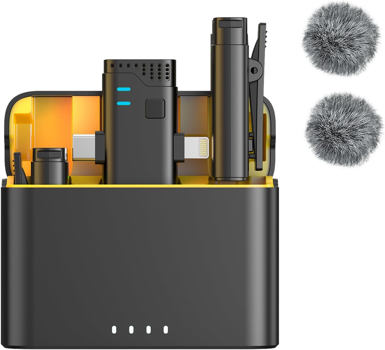 2 in 1 Professional Wireless Lavalier Microphone for iPhone