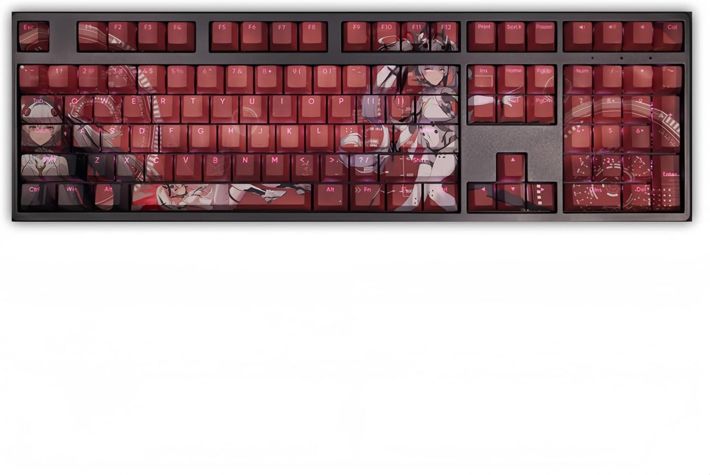 FKZ Custom Anime Keycaps Set for Mechanical Gaming Keyboards
