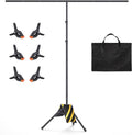 T-Shape Backdrop Stand 8x7.2FT - Adjustable Photo Background Kit