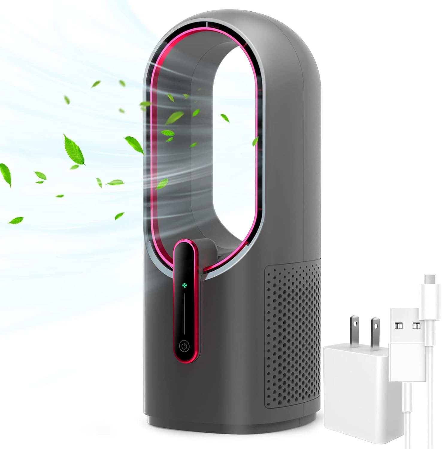 KONSIDEN 11.8 Bladeless Desk Fan - Ultra Quiet