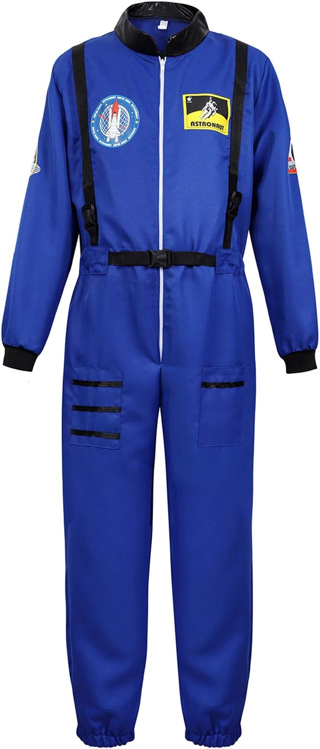 Men's Adult Astronaut Spaceman Costume for Dress Up Fun