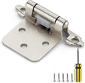 Ravinte 60 Pack 30 Pairs 1/2 in Overlay Cabinet Door Hinges - Quiet