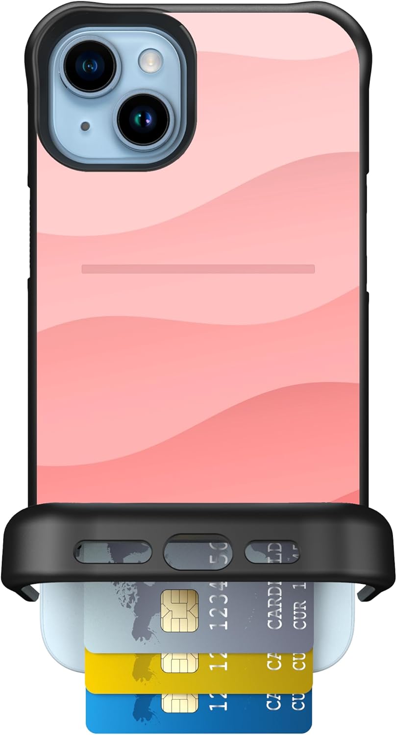 Scooch iPhone 15 Plus Case with Card Holder and Kickstand