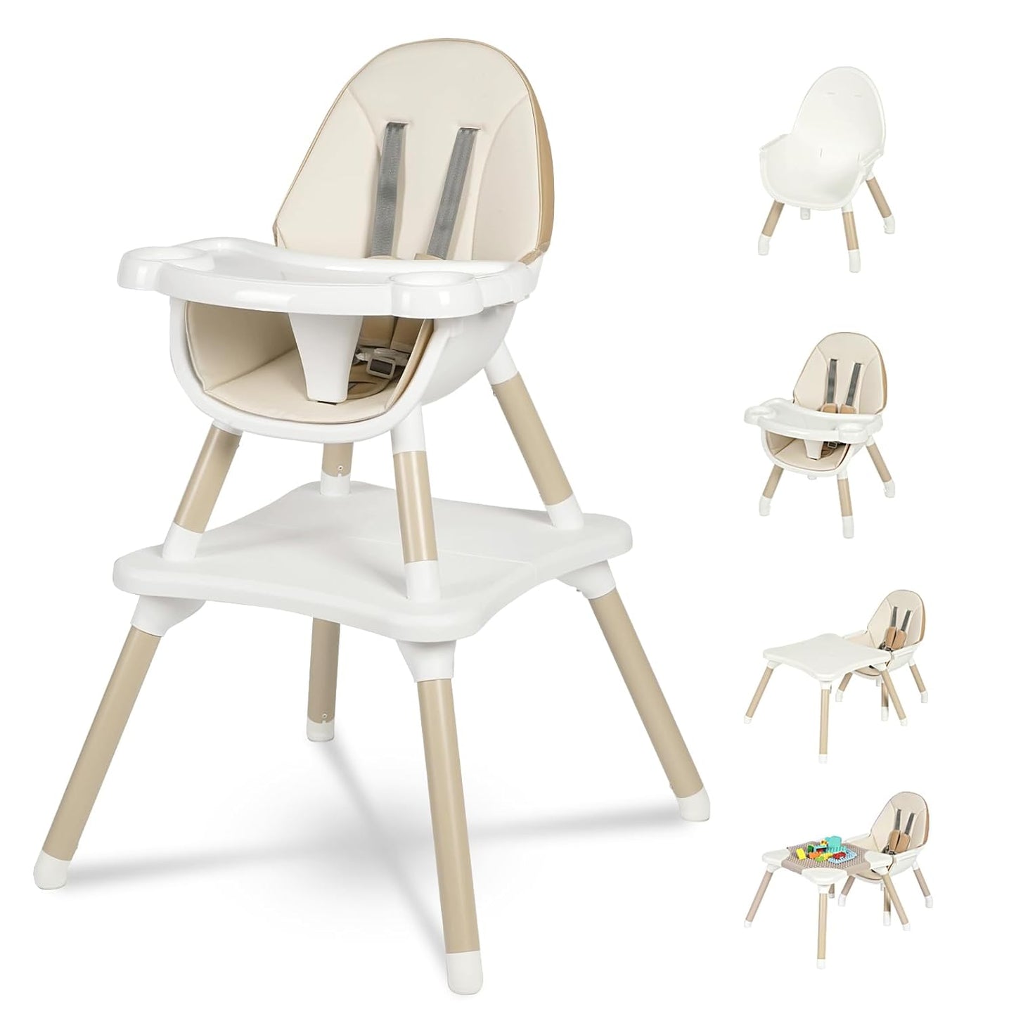 GoFirst 6-in-1 Baby High Chair - Ultimate Versatility!