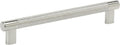 Kitchen Cabinet Pull 8 in Polished Nickel Bronx - Modern Industrial