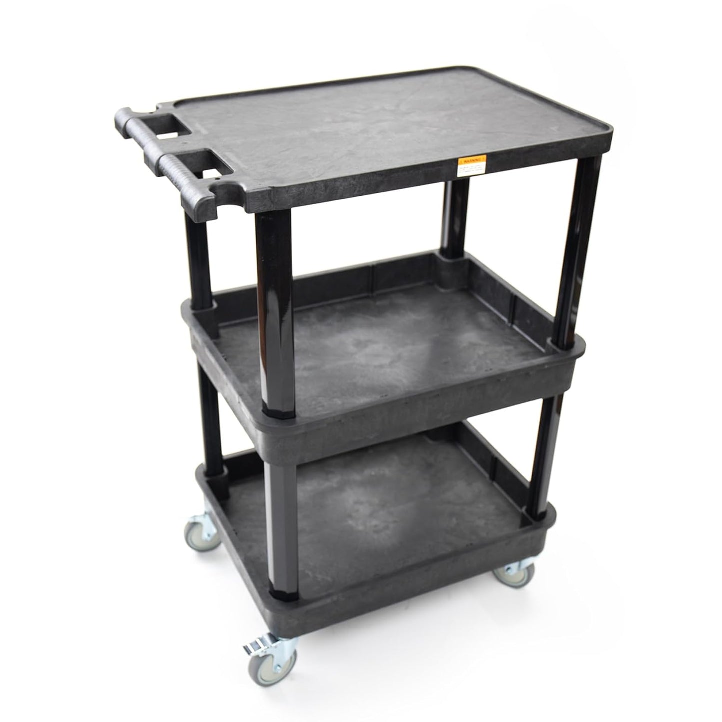 Multipurpose Mobile Utility Cart with Lockable Wheels for Offices