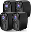 Wireless 5MP Battery Security Cameras 4Pack - Color Night Vision