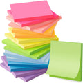 Sticky Notes 3x3 (16 Pack) Bright Colors Self-Stick Pads - Portable