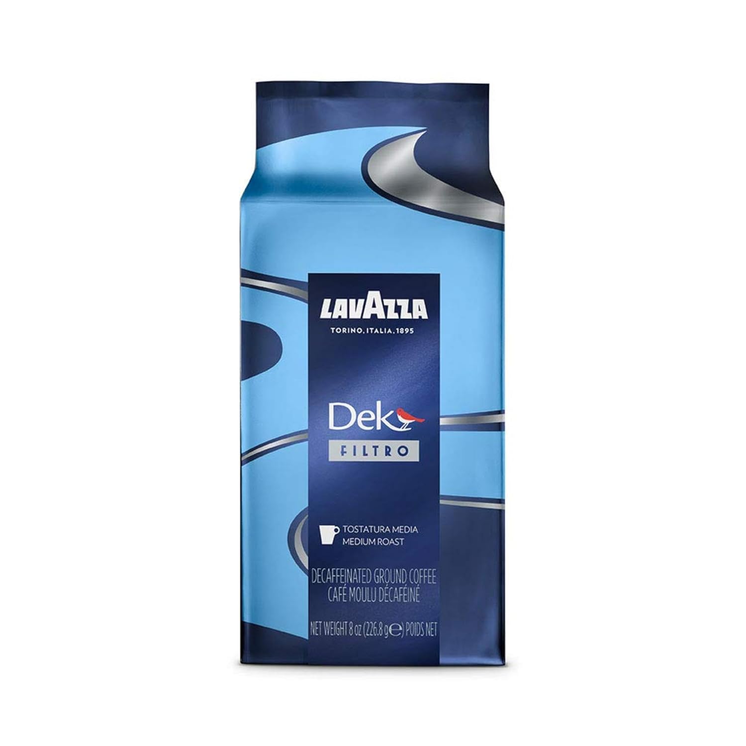Lavazza Dek Filtro Ground Coffee Medium Roast for Coffee Lovers
