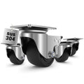 3 Inch Stainless Steel Heavy Duty Caster Wheels for Tough Use