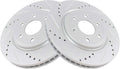 Front Performance Brake Rotors Set Compatible with 2005-2022 Nissan