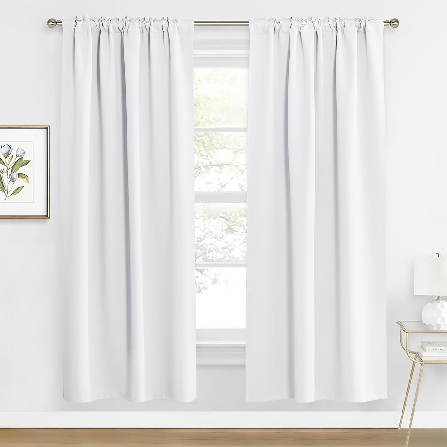 RYB HOME Blackout Curtains for Living Room and Bedroom Decor