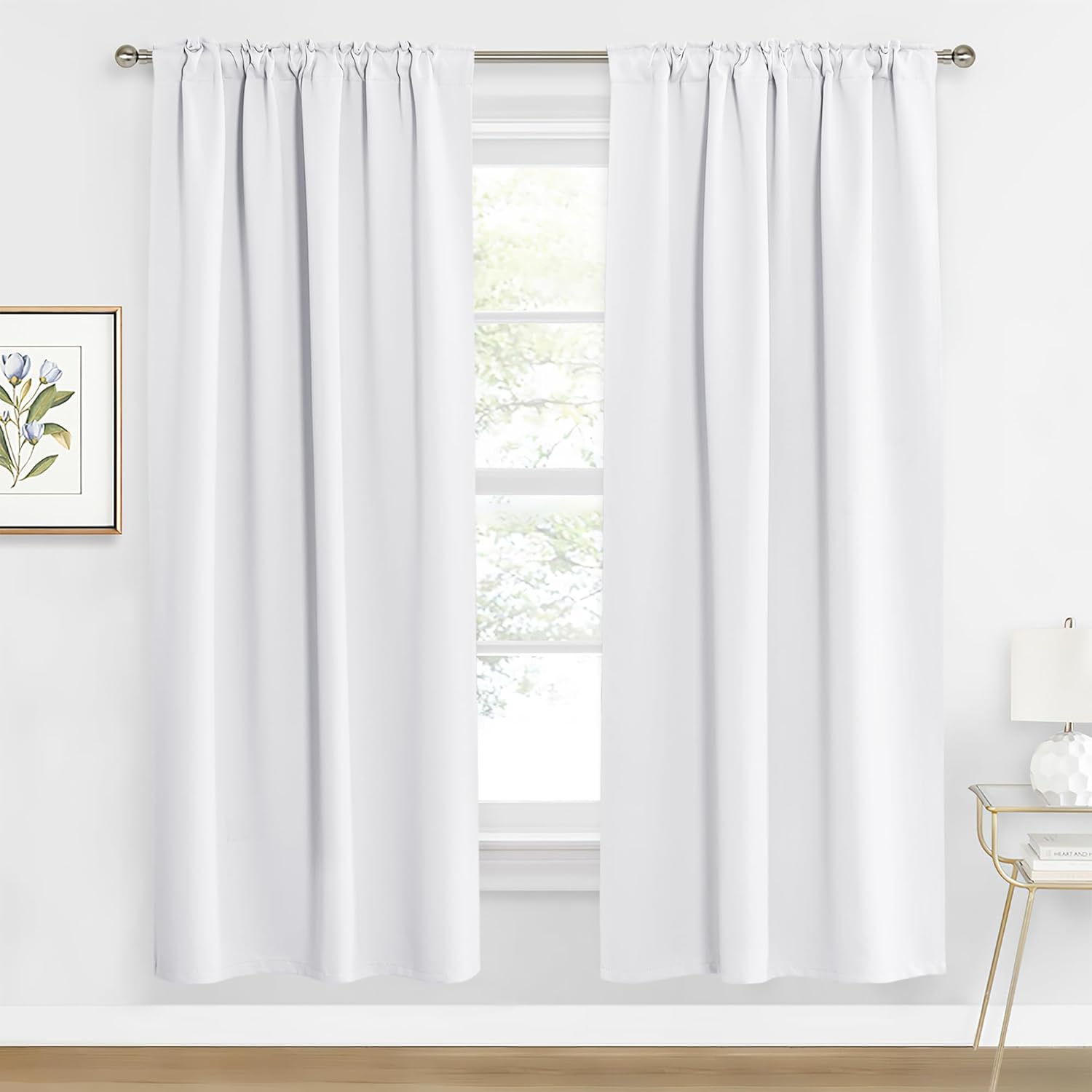 RYB HOME Blackout Curtains for Living Room and Bedroom Decor