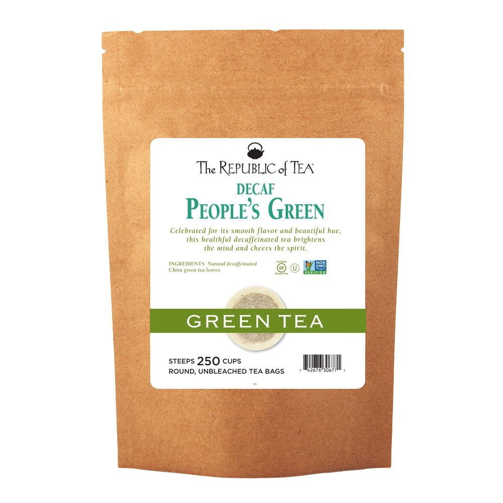Decaf The People's Green Tea - 250 All-Natural Tea Bags