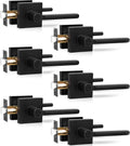 Privacy Door Levers 6 Pack Black Door Handles - Heavy Duty Interior