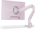 Pixio PS1S Wave Pink Single Monitor Arm Stand - Space Saving