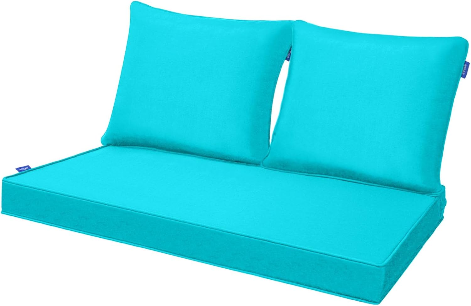 Outdoor Loveseat Cushion Set for Deep Seat Patio Furniture