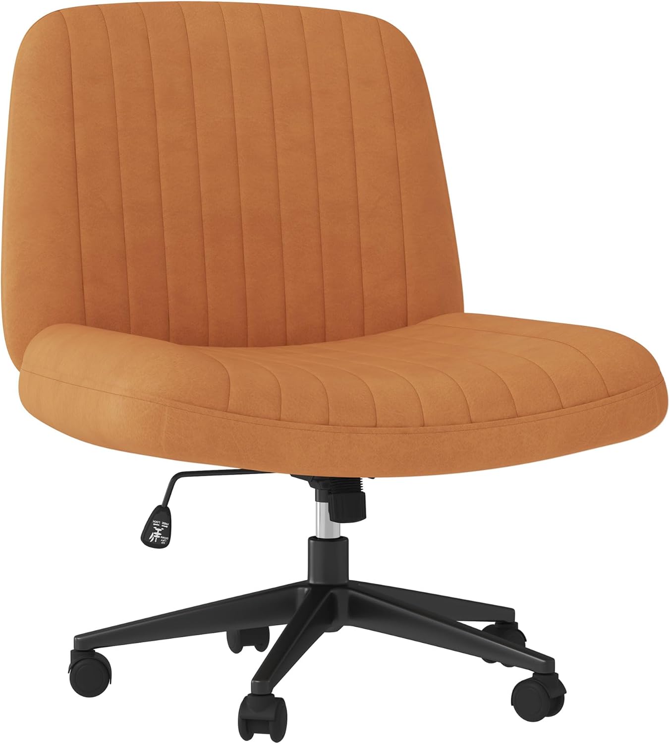 Shintenchi Criss Cross Chair: Stylish Armless Swivel Office Seat