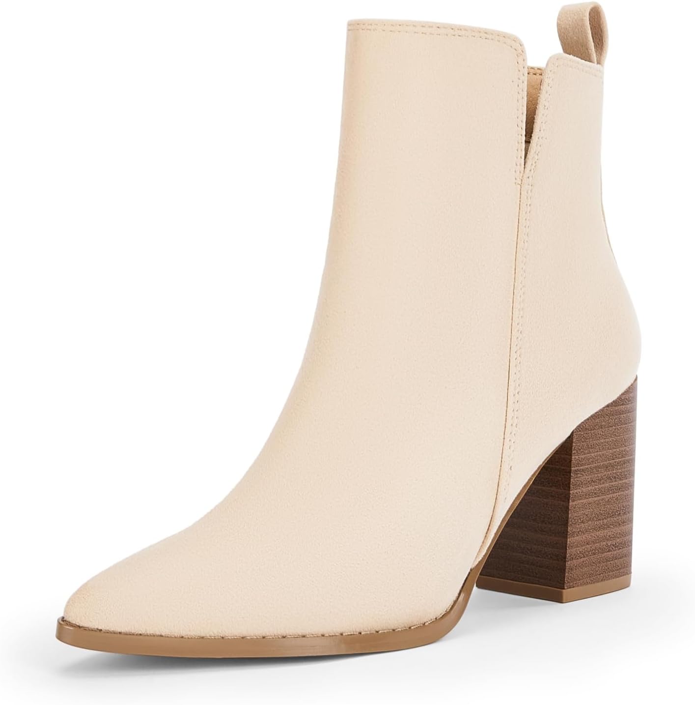 Rilista Womens V Cutout Ankle Boots for Stylish Comfort
