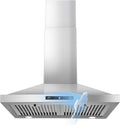 24 Inch Range Hood 450CFM Wall Mount - Quiet, Powerful Ventilation